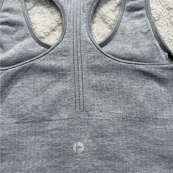 Gray Racerback Sports Bra - Picture 4 of 4